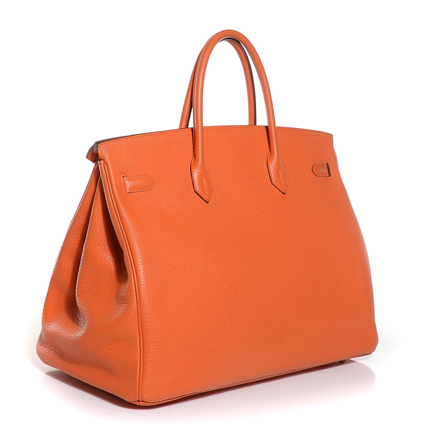Taurillon Clemence Birkin 40 Orange