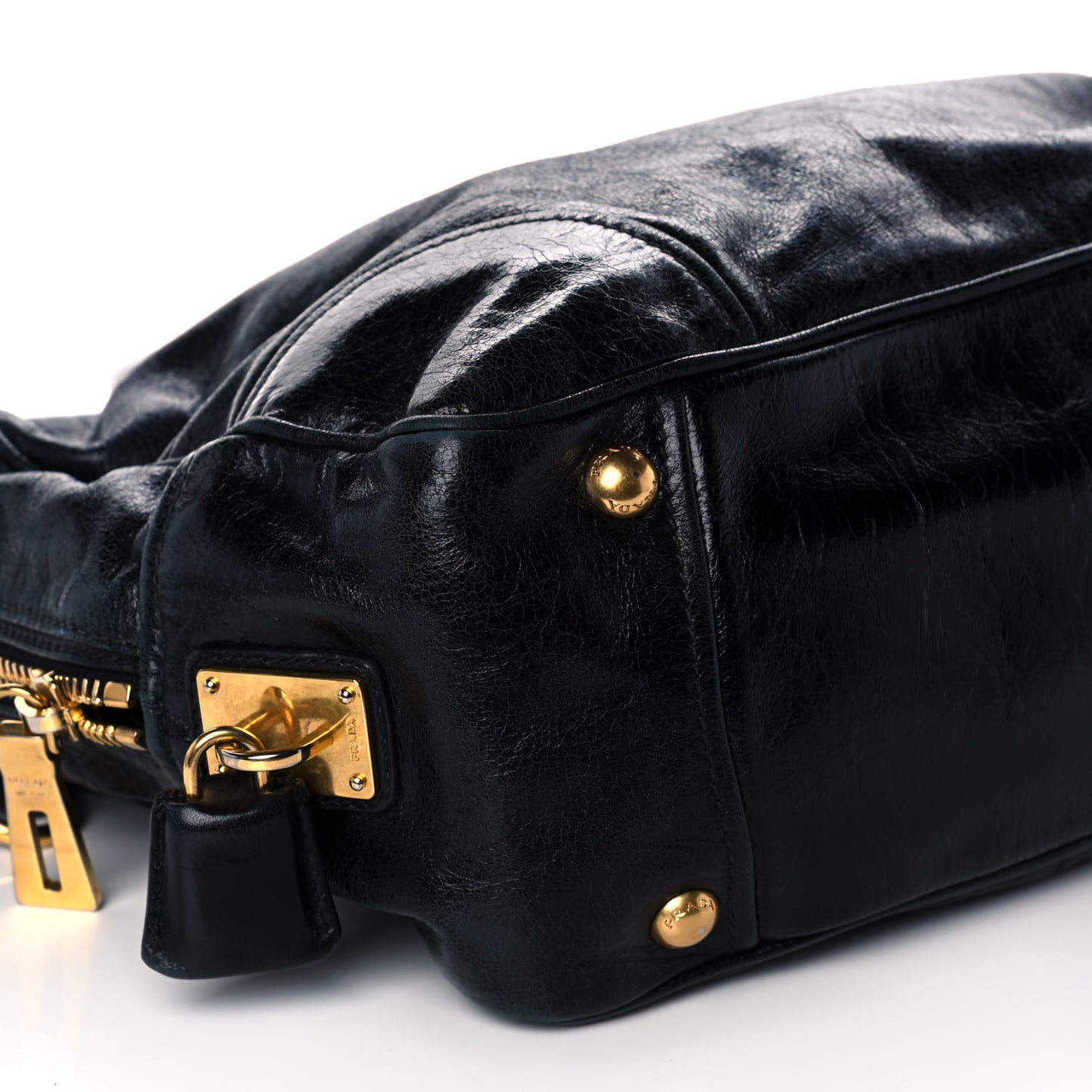 Vitello Shine Bauletto Black