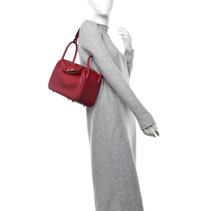 Hermes Swift Verso Lindy 26 Rouge Grenat Orange 2 of 11