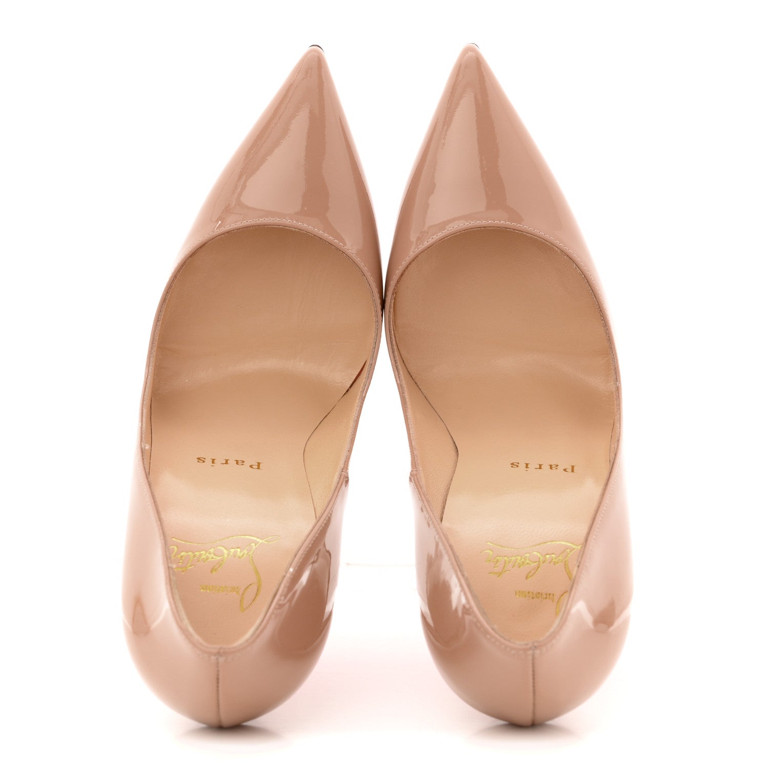 Christian Louboutin Patent So Kate 120 Pumps 36 Nude 2 of 11