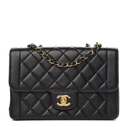 Chanel Lambskin Quilted Small Single Flap Black 1 of 11