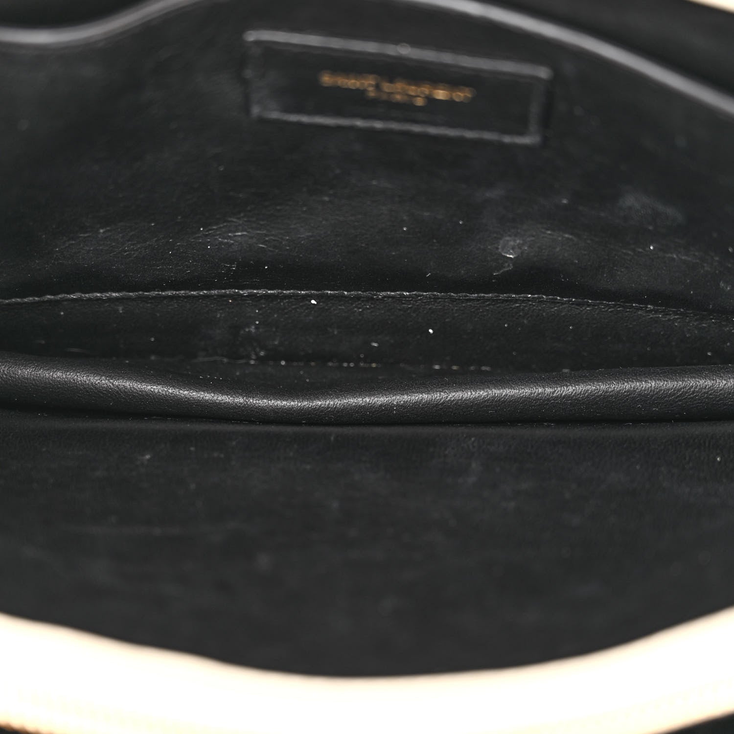 Saint Laurent Calfskin Matelasse Victoire Chain Wallet Black 6 of 21