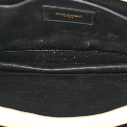 Saint Laurent Calfskin Matelasse Victoire Chain Wallet Black 6 of 21