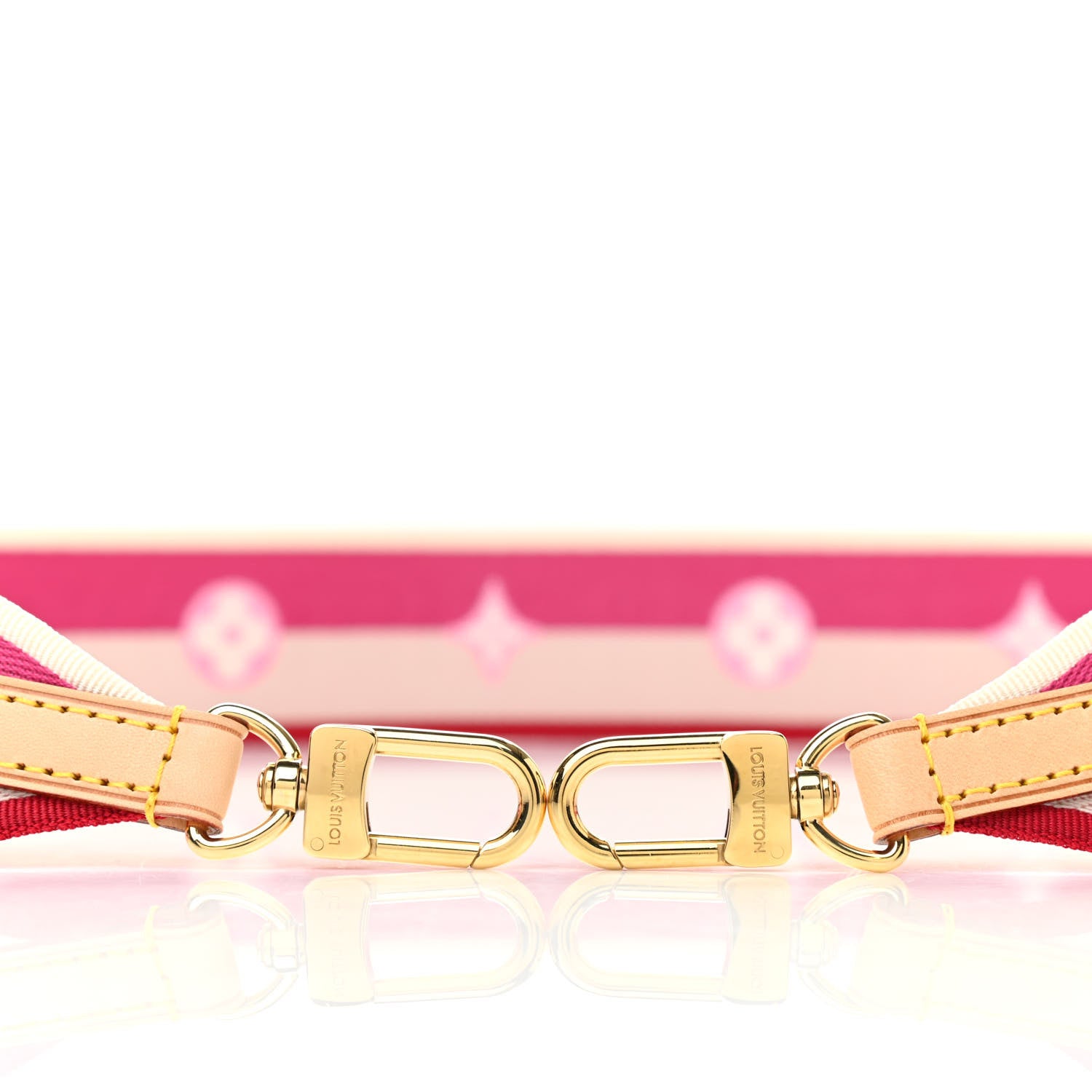 Louis Vuitton Jacquard Speedy Bandouliere 20 Shoulder Strap Fuchsia 3 of 3