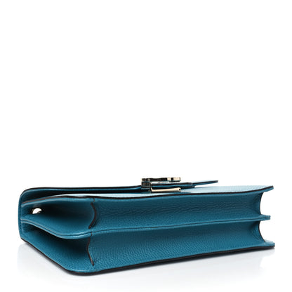 Gucci Dollar Calfskin Interlocking G Shoulder Bag Deep Cobalt 4 of 10