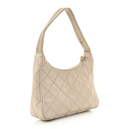 Prada Tessuto Nylon Stitched Shoulder Bag Pomice 3 of 13