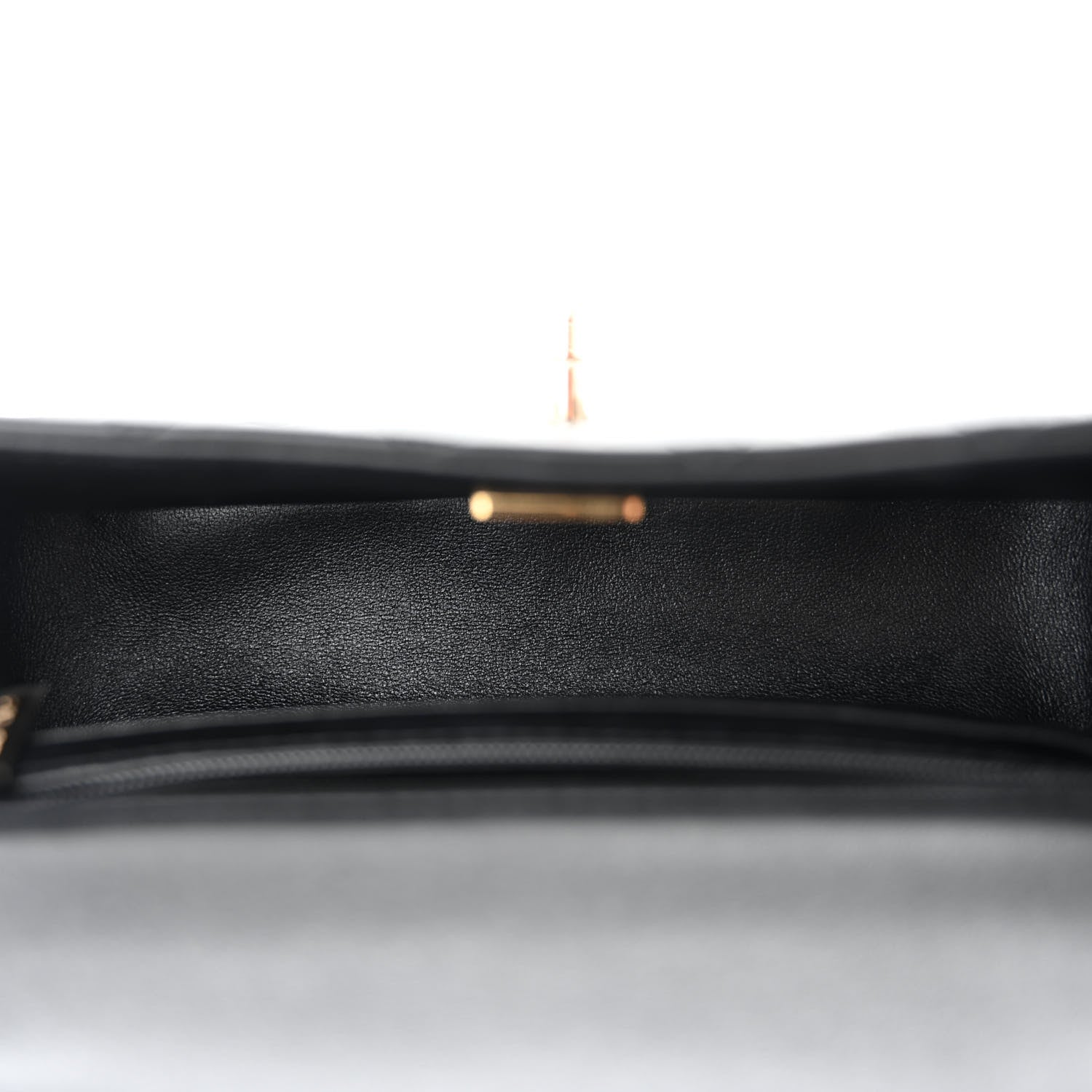 Chanel Lambskin Quilted Mini Top Handle Rectangular Flap Black 5 of 11