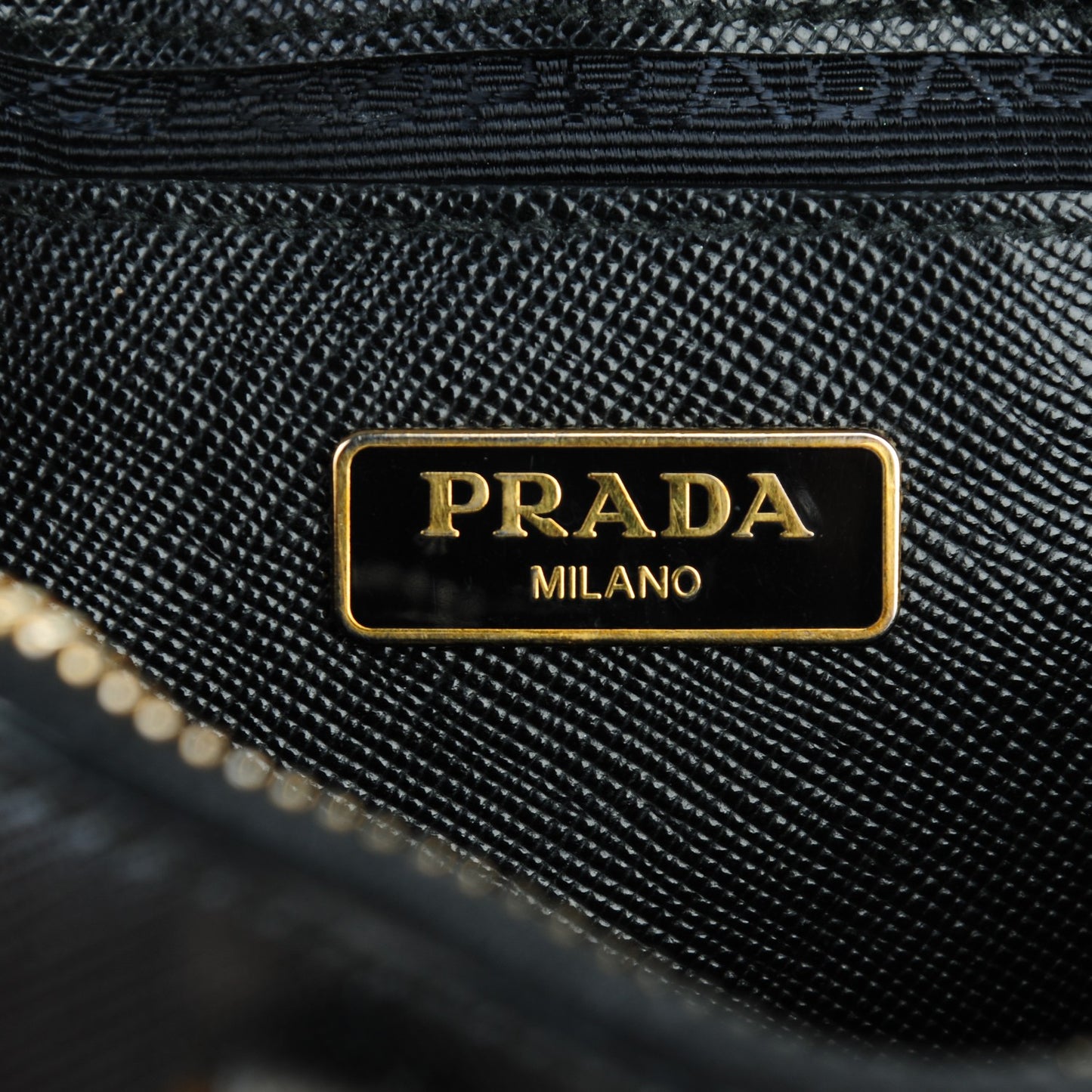 Saffiano Lux Mini Promenade Tote Black