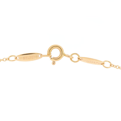 Tiffany 18K Yellow Gold 11mm Elsa Peretti Open Heart Pendant Necklace 5 of 8