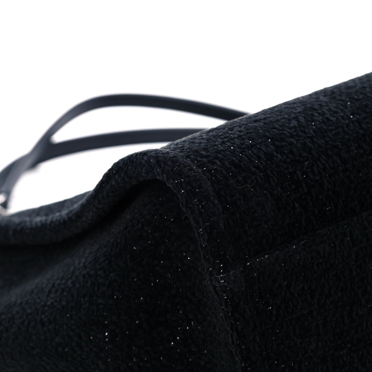 Chanel Lurex Boucle Small Deauville Tote Black 11 of 12