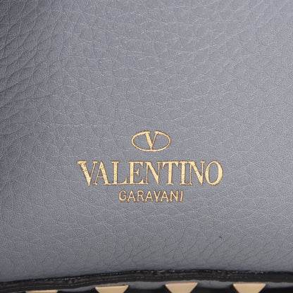 Valentino Garavani Calfskin Mini Rockstud Backpack Light Blue 8 of 8