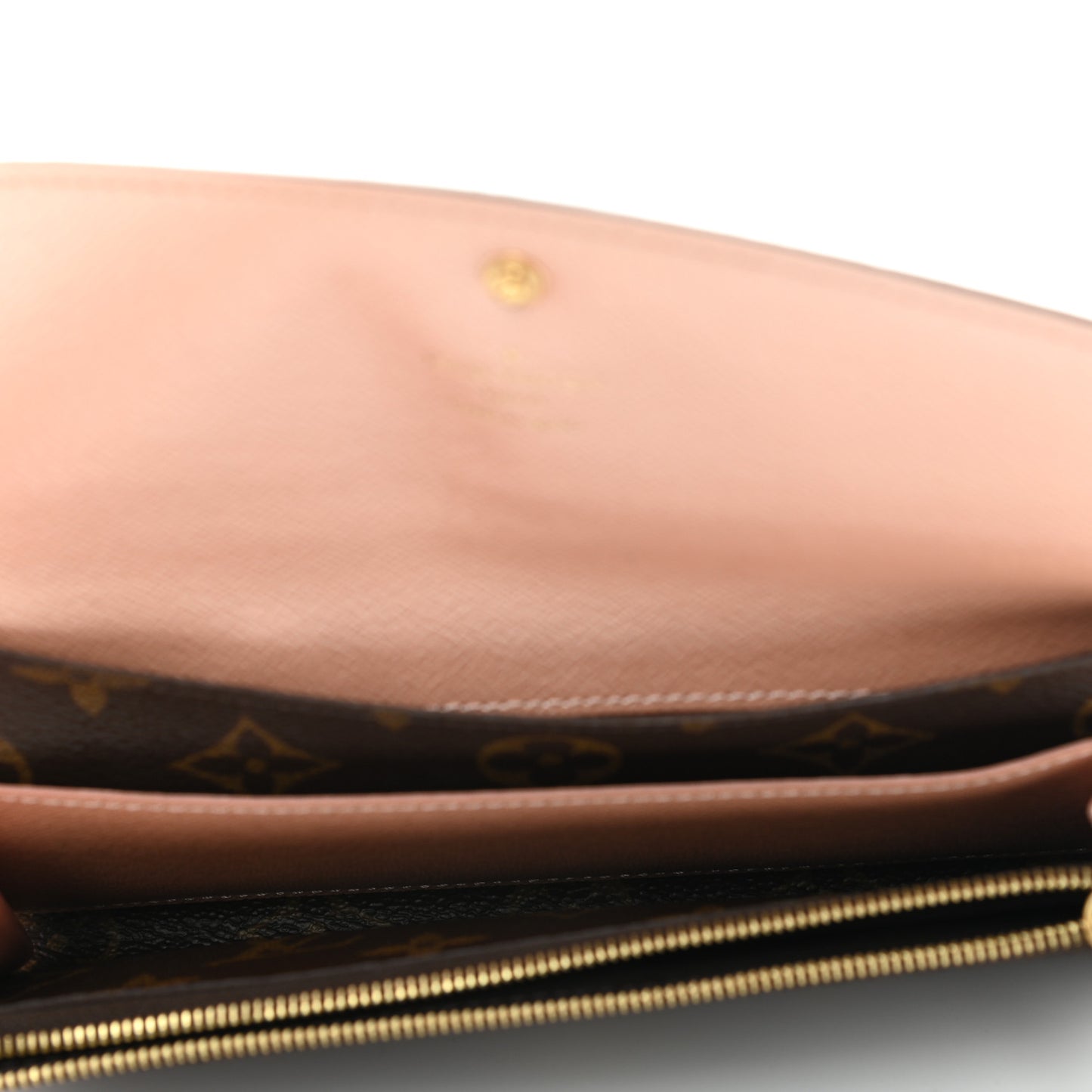 Monogram Emilie Wallet Rose Nacre