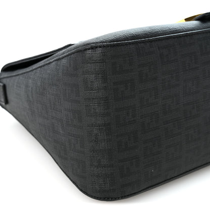 Fendi Zucchino Spalmati Vitello Forever Mama Baguette Black 9 of 11
