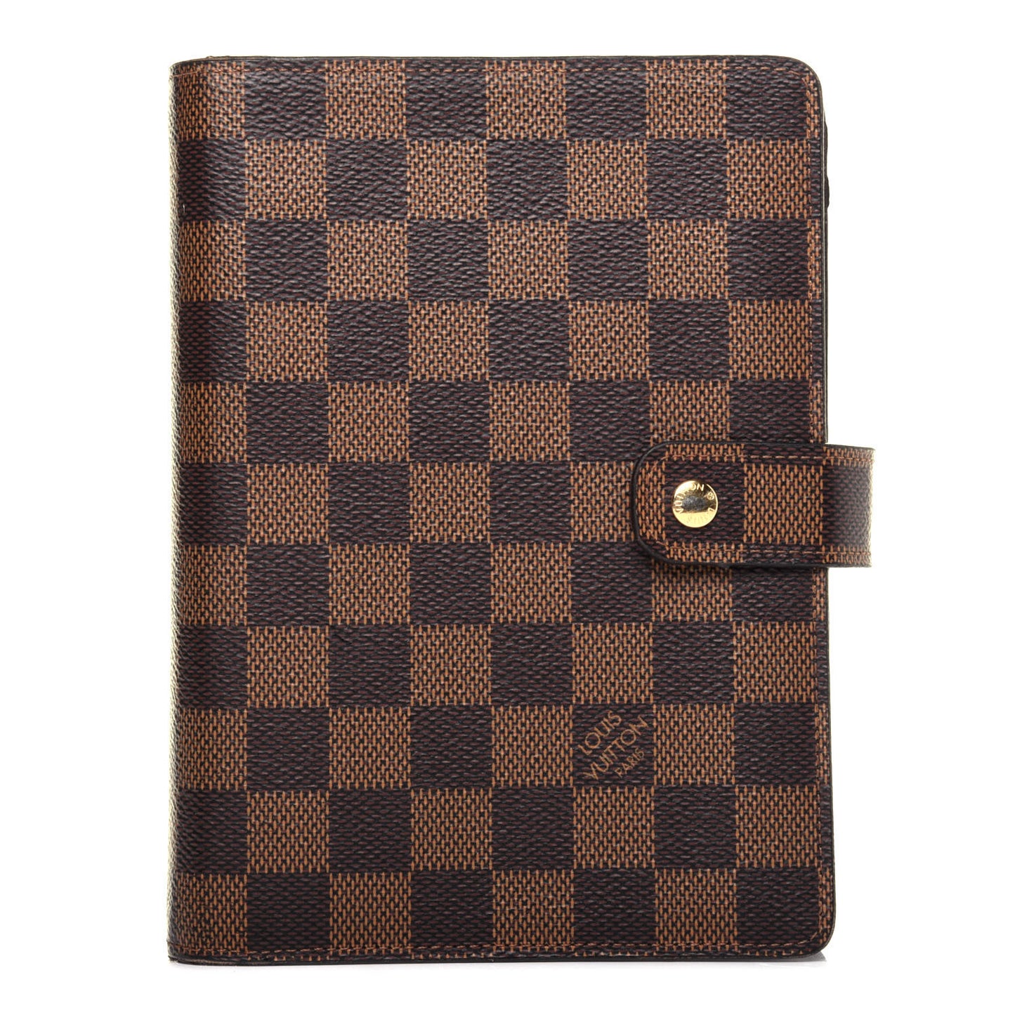Damier Ebene Medium Ring Agenda Cover