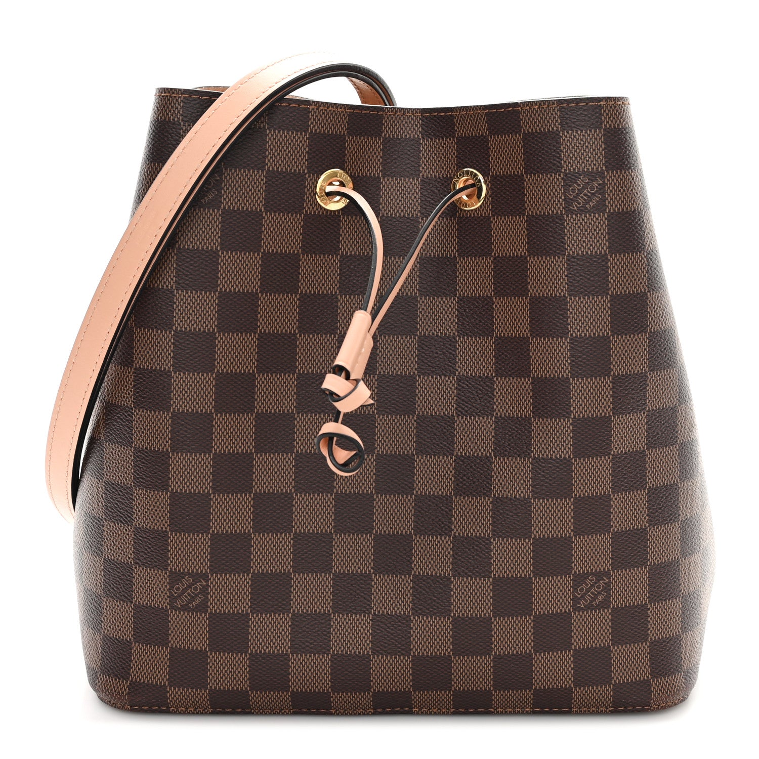 Louis Vuitton Damier Ebene Neonoe MM Rose Poudre 1 of 10