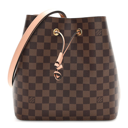 Louis Vuitton Damier Ebene Neonoe MM Rose Poudre 1 of 10
