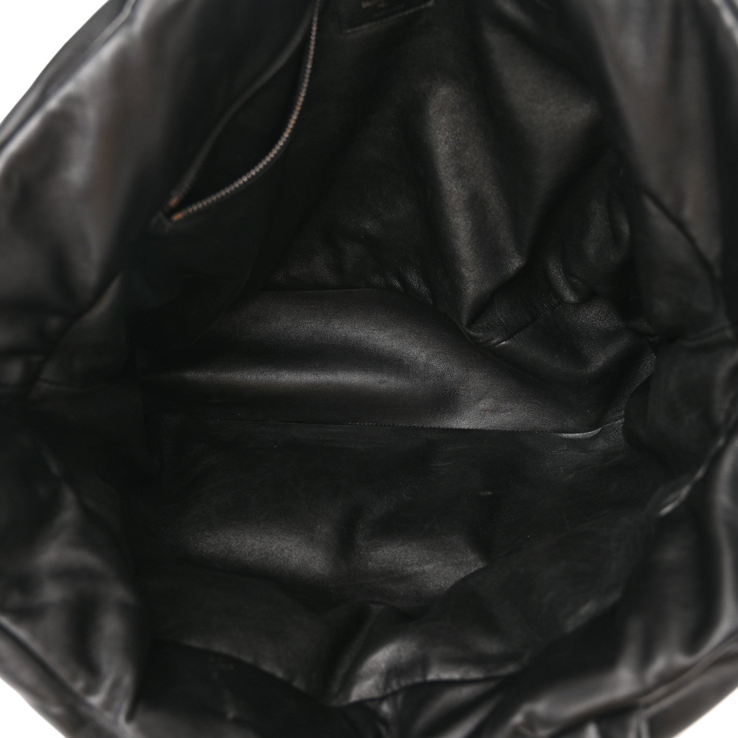 Saint Laurent Lambskin Wide Puffer Tote Black 5 of 13