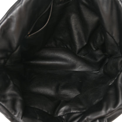 Saint Laurent Lambskin Wide Puffer Tote Black 5 of 13
