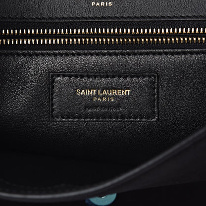 Saint Laurent Suede Calfskin Monogram Le Sept Chain Bag Black 6 of 8