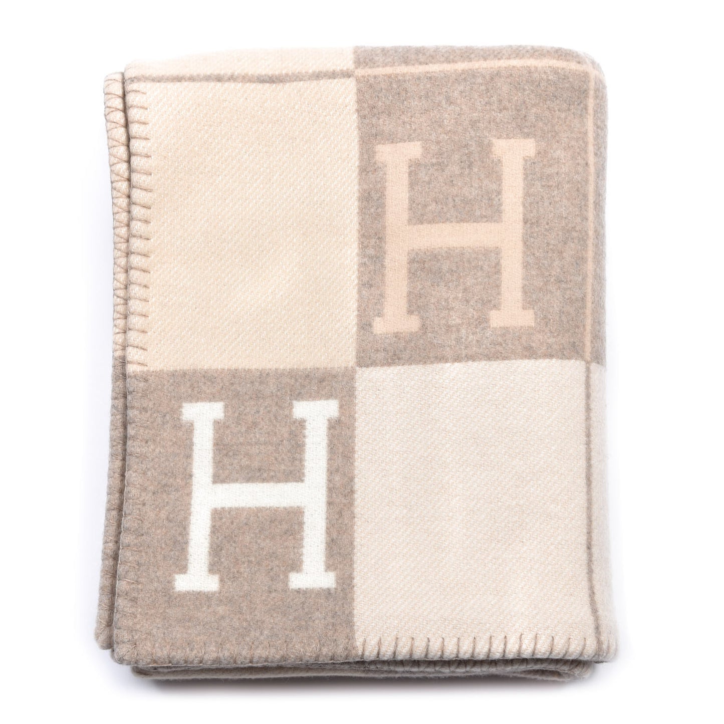 Wool Cashmere Avalon III Blanket Coco Camomille