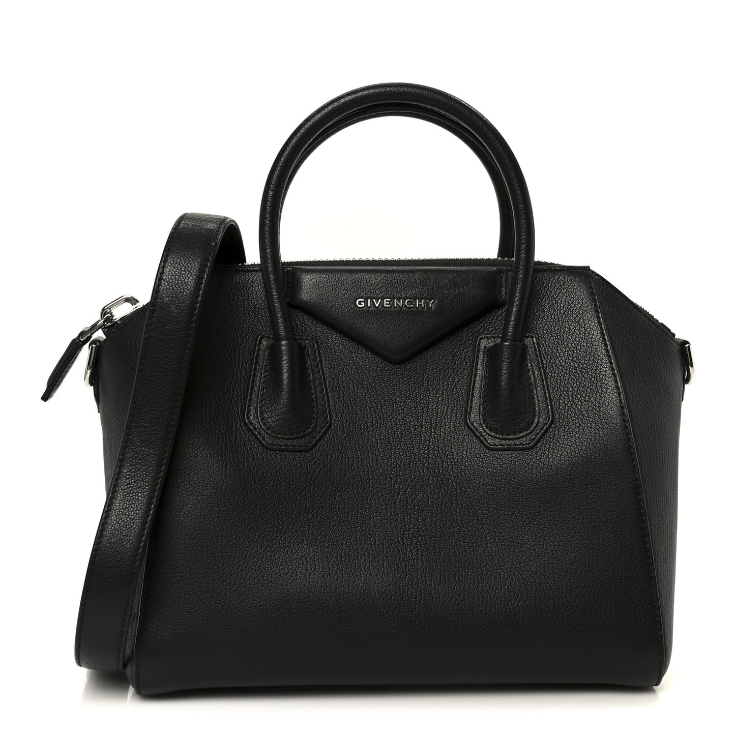 Sugar Goatskin Small Antigona Black