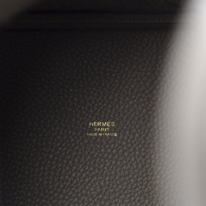 Hermes Taurillon Clemence Picotin Lock 18 PM Etoupe 8 of 11