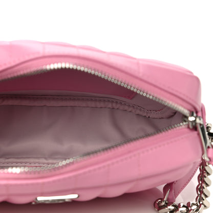 Burberry Lambskin Quilted Mini Lola Camera Bag Primrose Pink 4 of 9