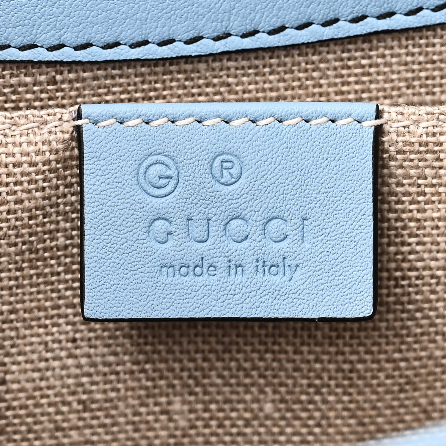 Gucci Microguccissima Medium Emily Chain Shoulder Bag Mineral Blue 6 of 11
