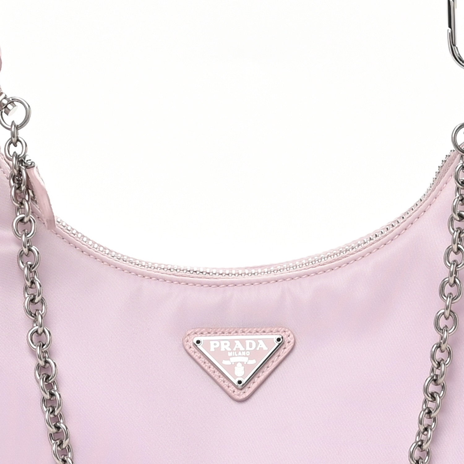 Prada Nylon Re-Edition 2005 Shoulder Bag Alabastro 8 of 11