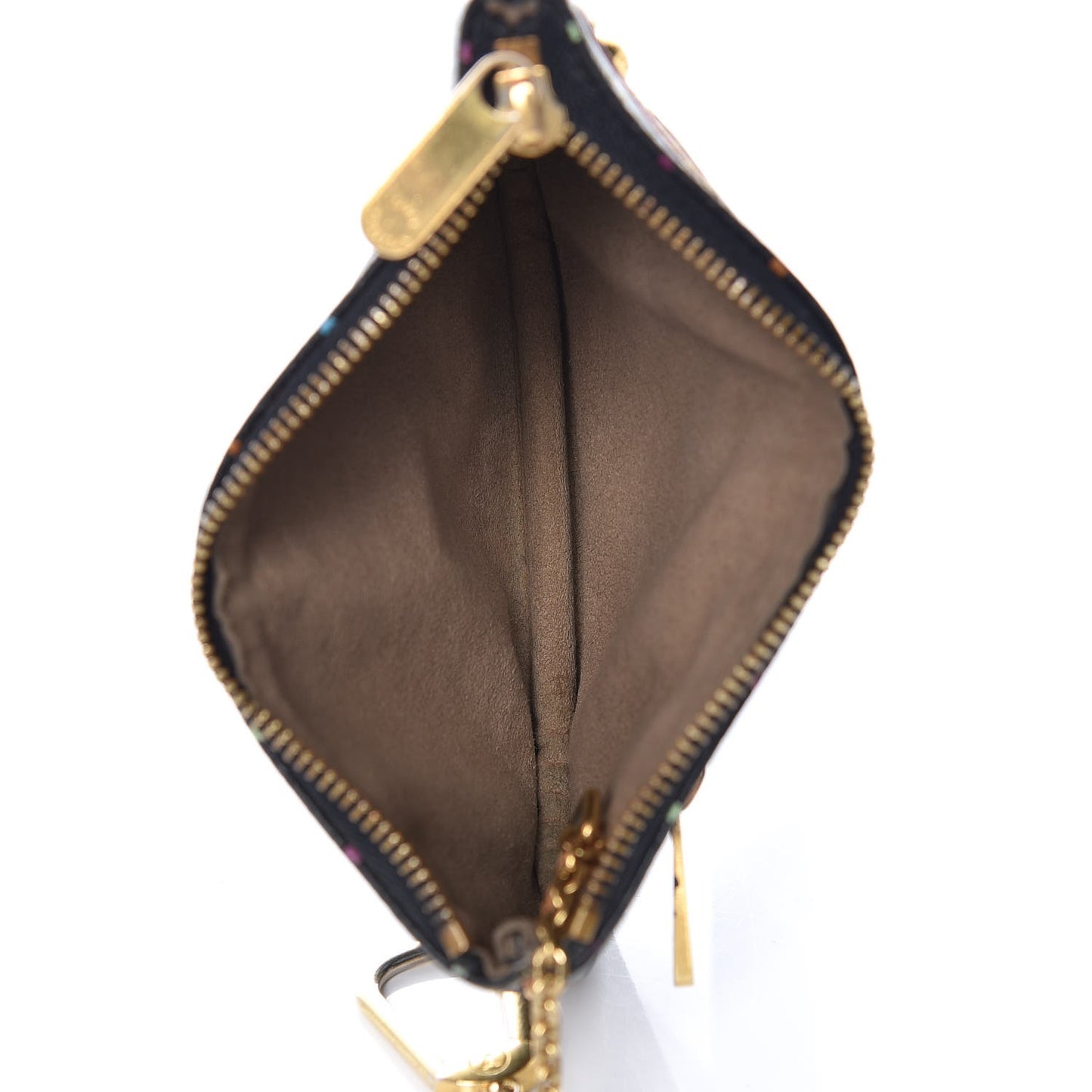 Monogram Multicolor Pochette Plate MM Black