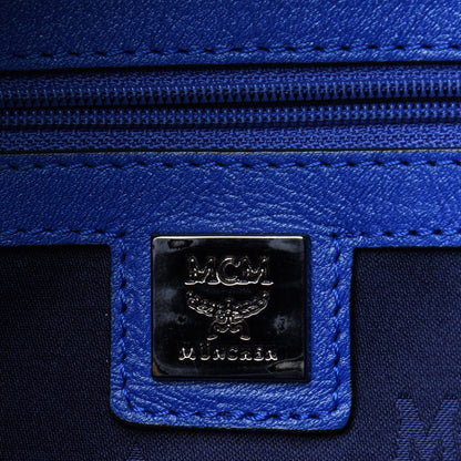 MCM Visetos Medium Sprinkle Stud Stark Backpack Blue 5 of 20