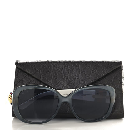 Gucci Acetate GG Web Sunglasses GG 3644/S Blue White 7 of 7