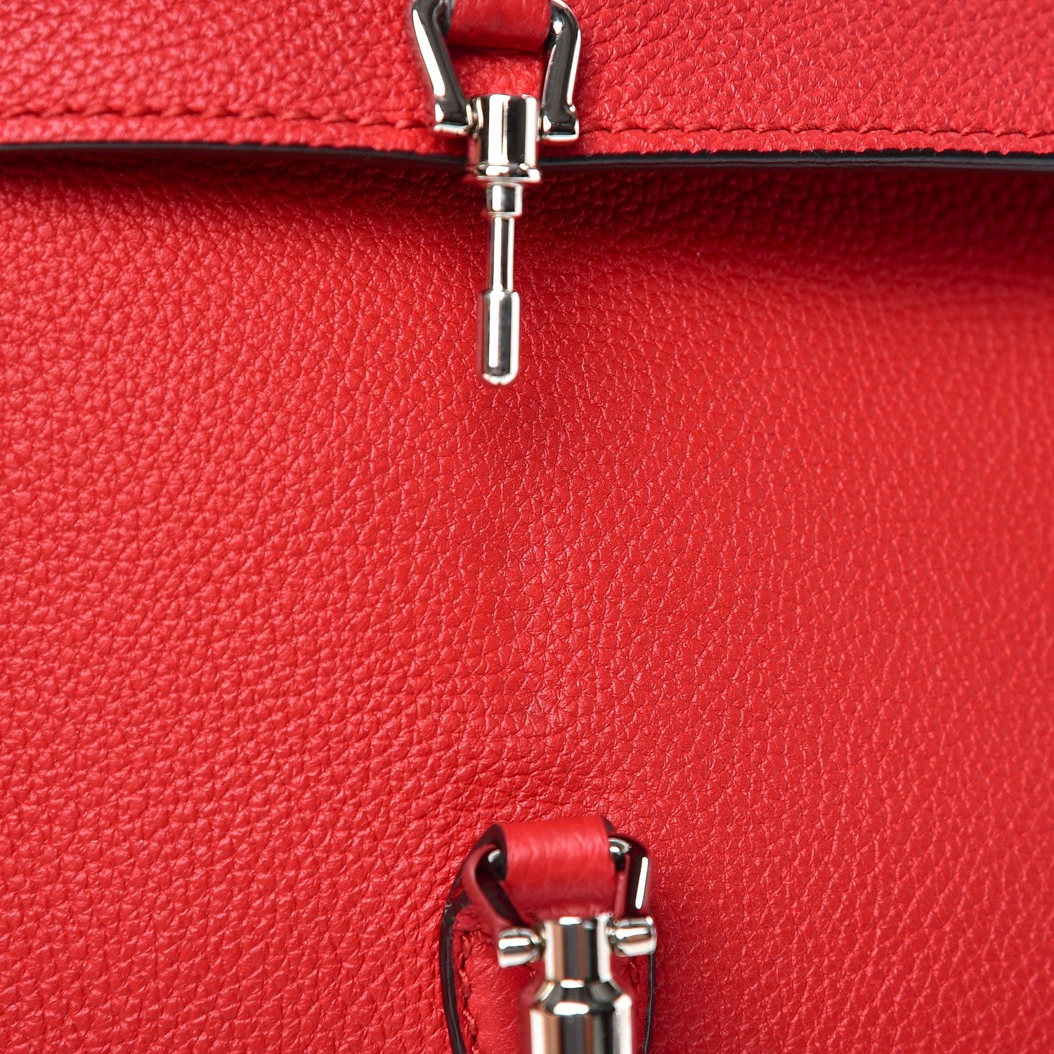 Gucci Grand Prix Calfskin Jackie Convertible Shoulder Bag Hibiscus Red 8 of 8