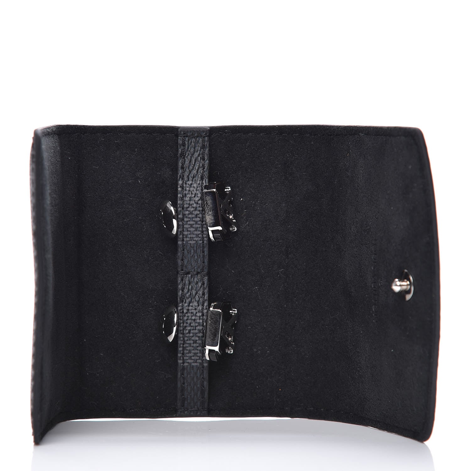 Louis Vuitton Palladium Horn LV Initiales Cufflinks 9 of 10