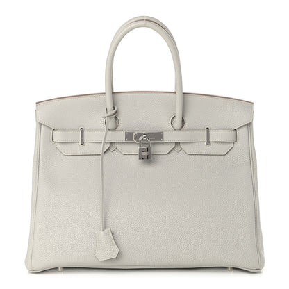 Hermes Togo Birkin 35 Gris Perle 1 of 13