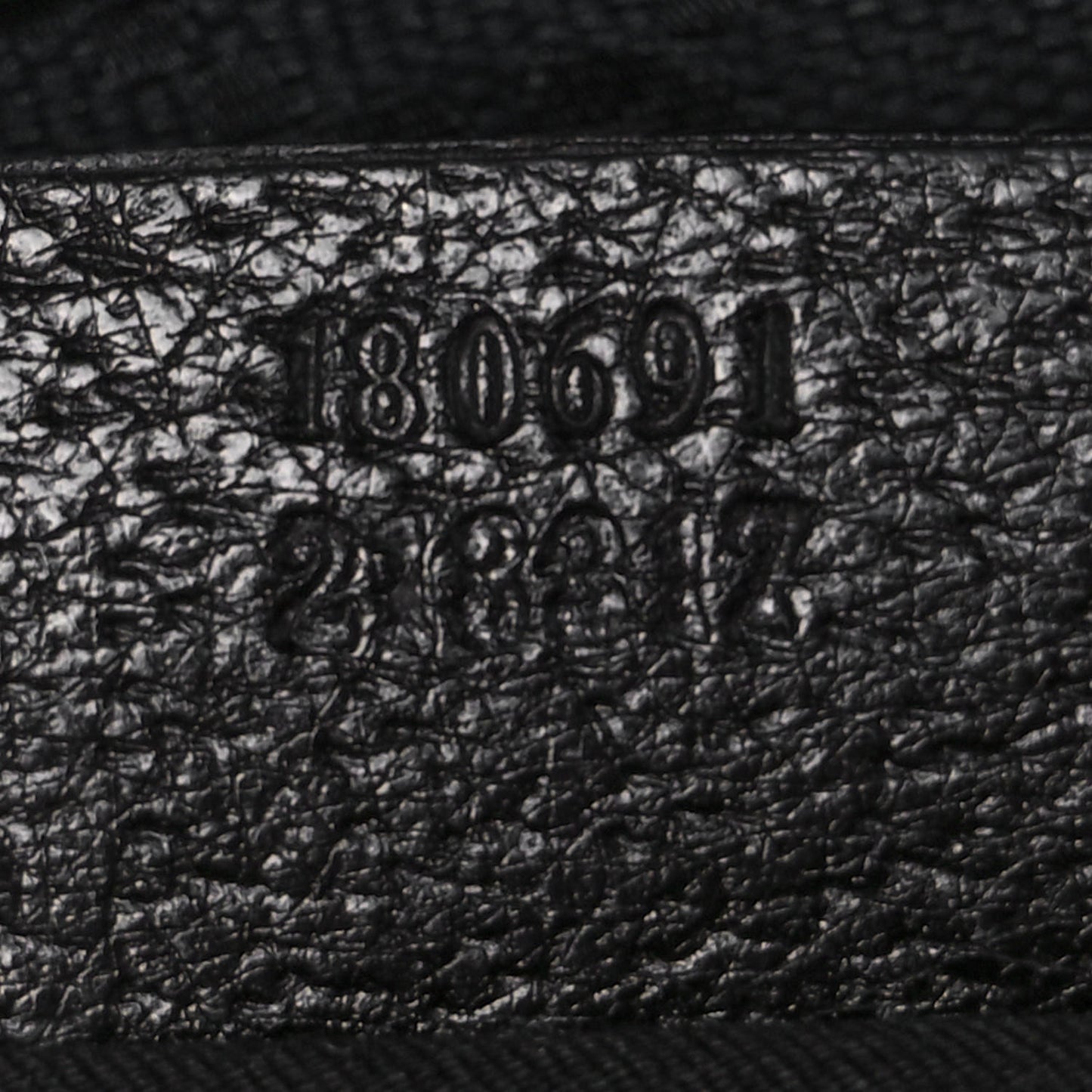 Monogram Web Belt Pouch Bag Black