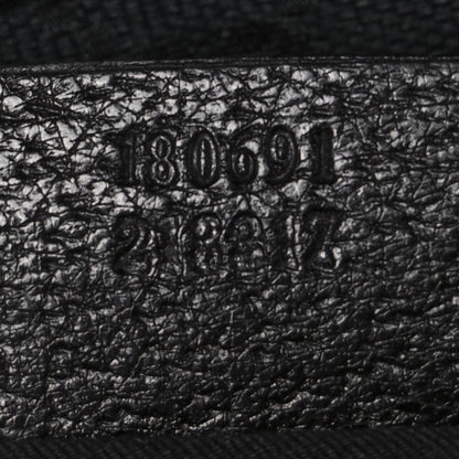 Gucci Monogram Web Belt Pouch Bag Black 7 of 12
