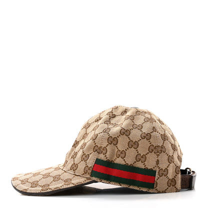 Gucci Monogram Web Baseball Hat S Beige Cocoa 4 of 9