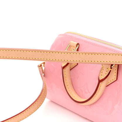 Louis Vuitton Vernis Monogram Nano Speedy Mochi Pink 10 of 11