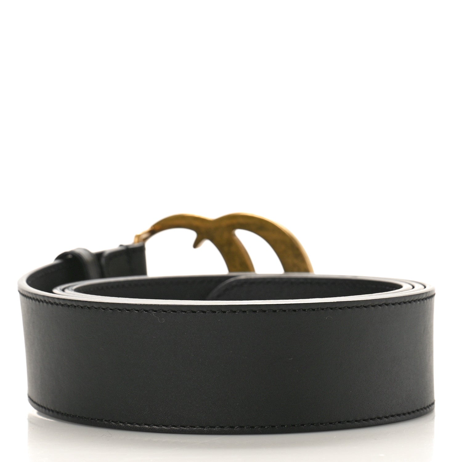Gucci Calfskin Double G 40mm Belt 95 38 Black 2 of 7