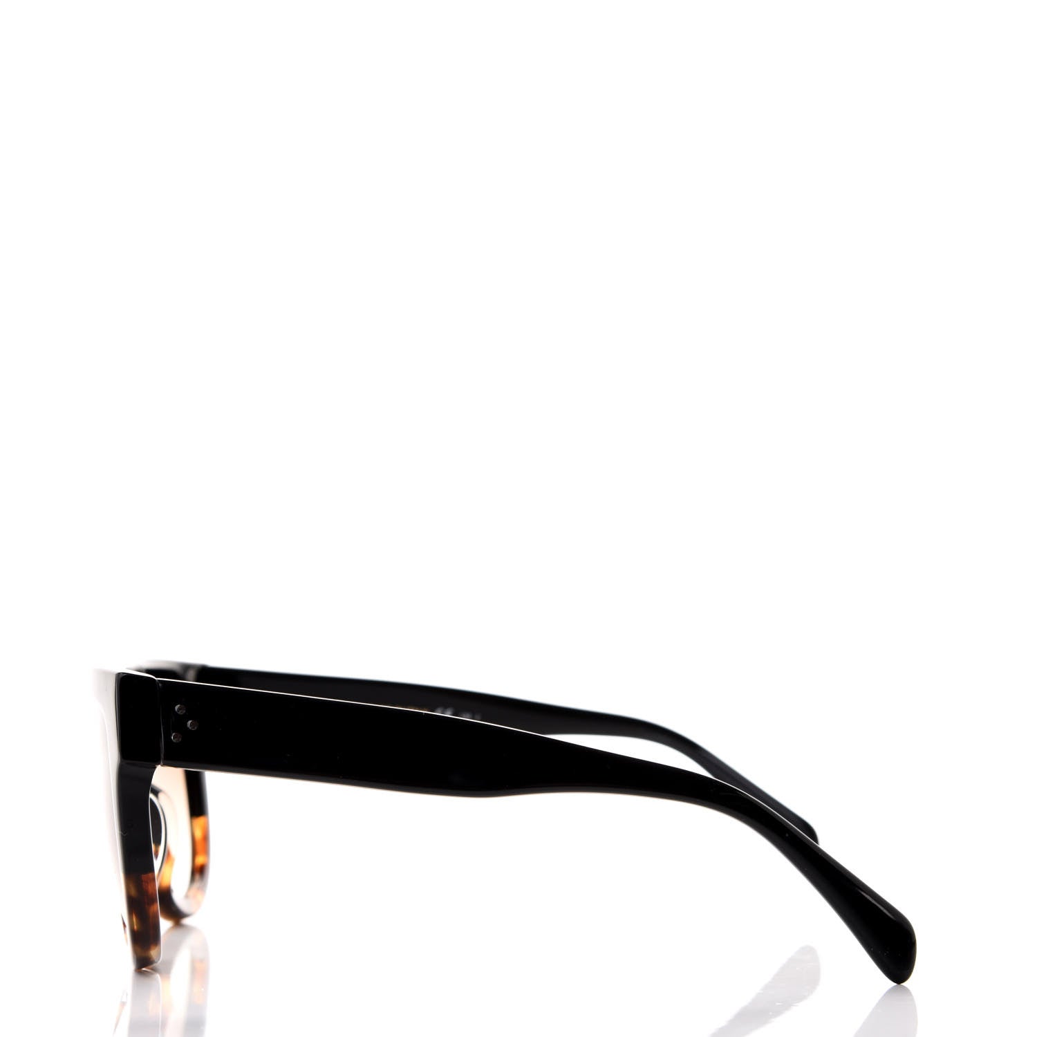 Celine Shadow Sunglasses CL 41026/S Black Havana 3 of 8