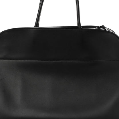 The Row Polished Saddle Calfskin Soft Margaux 17 Black 7 of 12
