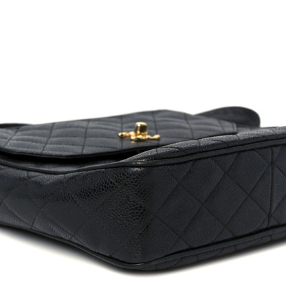 Chanel Caviar Quilted Flap Camera Case Black 10 of 11