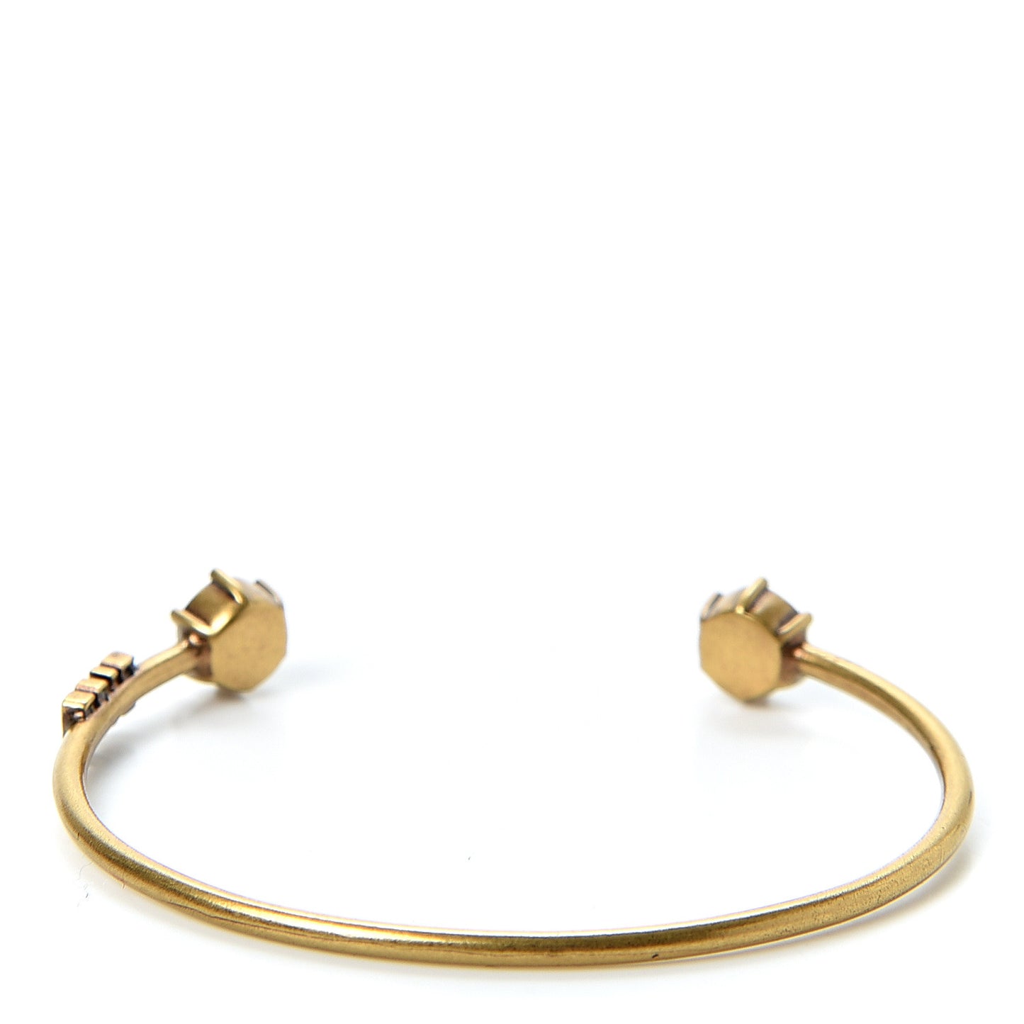 Metal Crystal Dio(r)evolution Bracelet Set Gold
