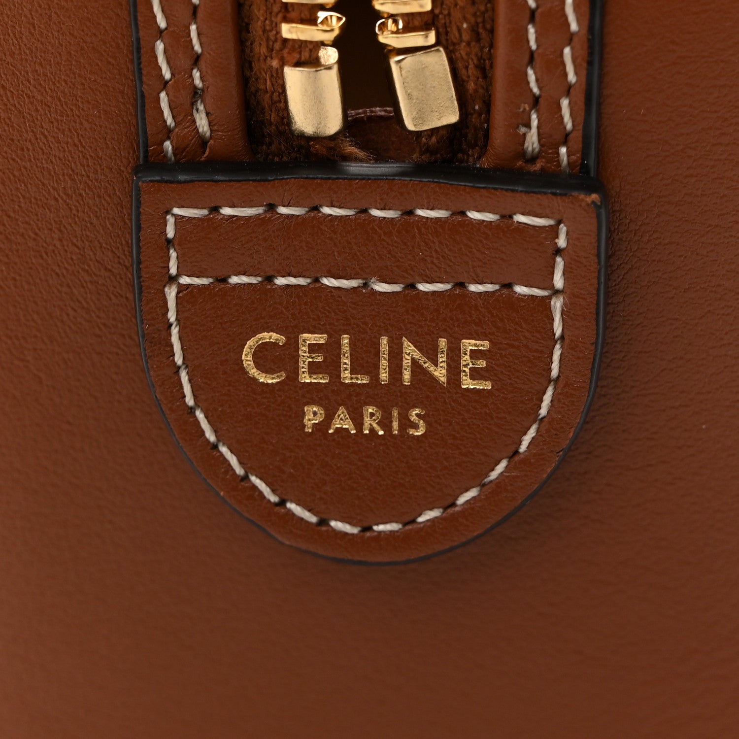 Celine Smooth Calfskin Triomphe Small Boston Bag Tan 6 of 11
