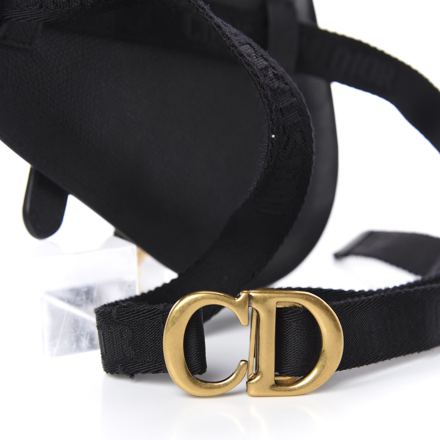Christian Dior Calfskin Saddle Belt Bag Black 9 of 9