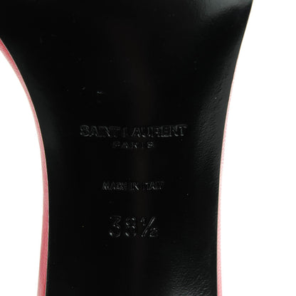 Saint Laurent Crystal Calfskin Kate Ankle Strap Sandals 38.5 Red 7 of 7