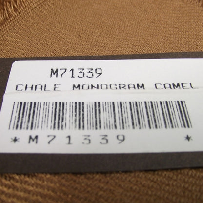 Louis Vuitton Wool Silk Monogram Shawl Camel 6 of 7