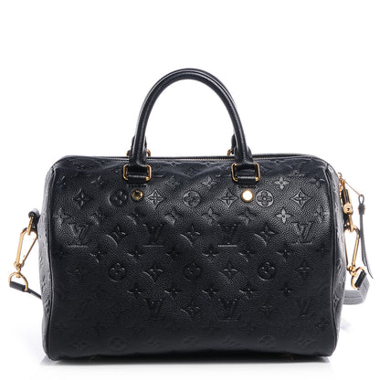 Louis Vuitton Empreinte Speedy Bandouliere 30 Black 1 of 7