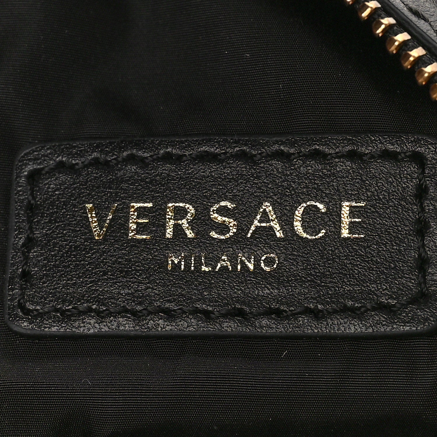 Versace Denim Embellished Snake Print Hobo Bag 7 of 9
